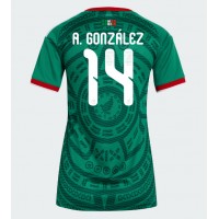 Mexiko Armando Gonzalez #14 Hemmatröja Kvinnor VM 2026 Korta ärmar